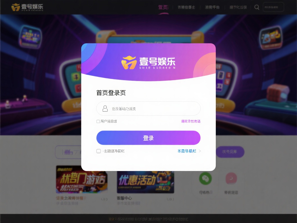 除了基础功能外，壹号娱乐官网的首页登录界面还提供了