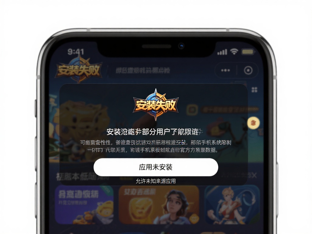 安装过程中，部分用户可能会遇到“安装失败”或“应用
